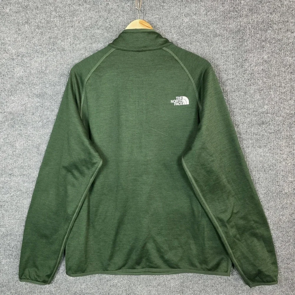 The North Face Canyonlands 1/2 Zip Fleece Pullover Men's L L Forest Green Jacket